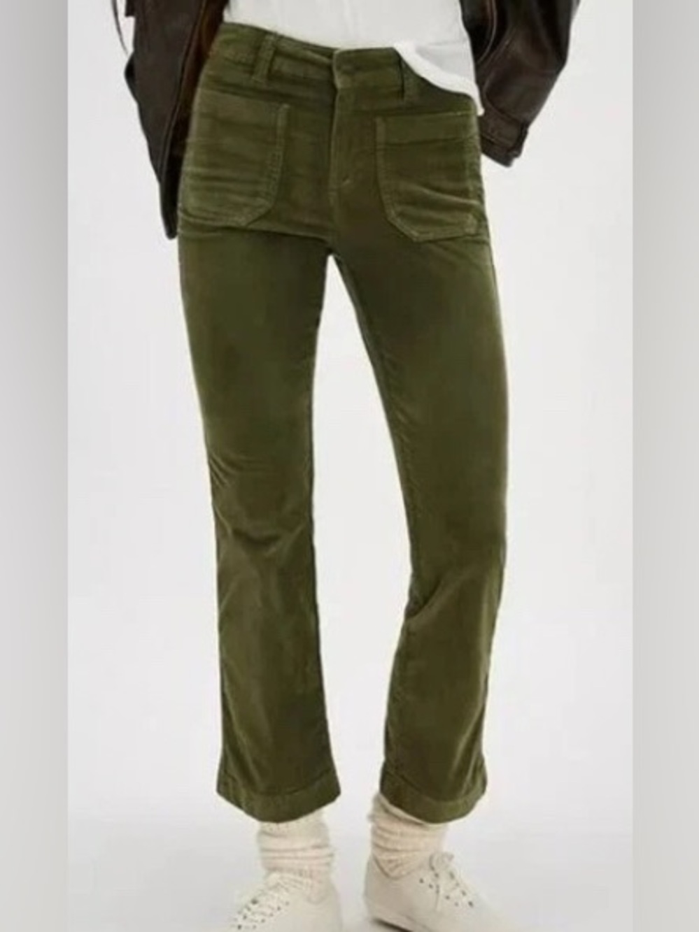 Free People - NEW -  "High Time" Velvet / Corduroy Kick Flare Pants